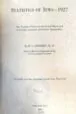 Statistics of Jews - 1927: The Number of Jews in the Unisted States and in Foreign Countries and Jewish Immigration title page