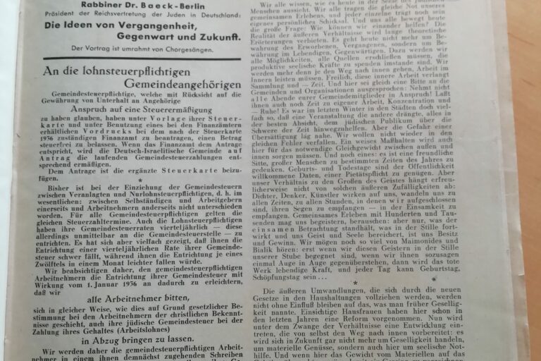 Gemeindeblatt der Deutsch-Israelitischen Gemeinde zu Hamburg, 12/13 (1936/1937)